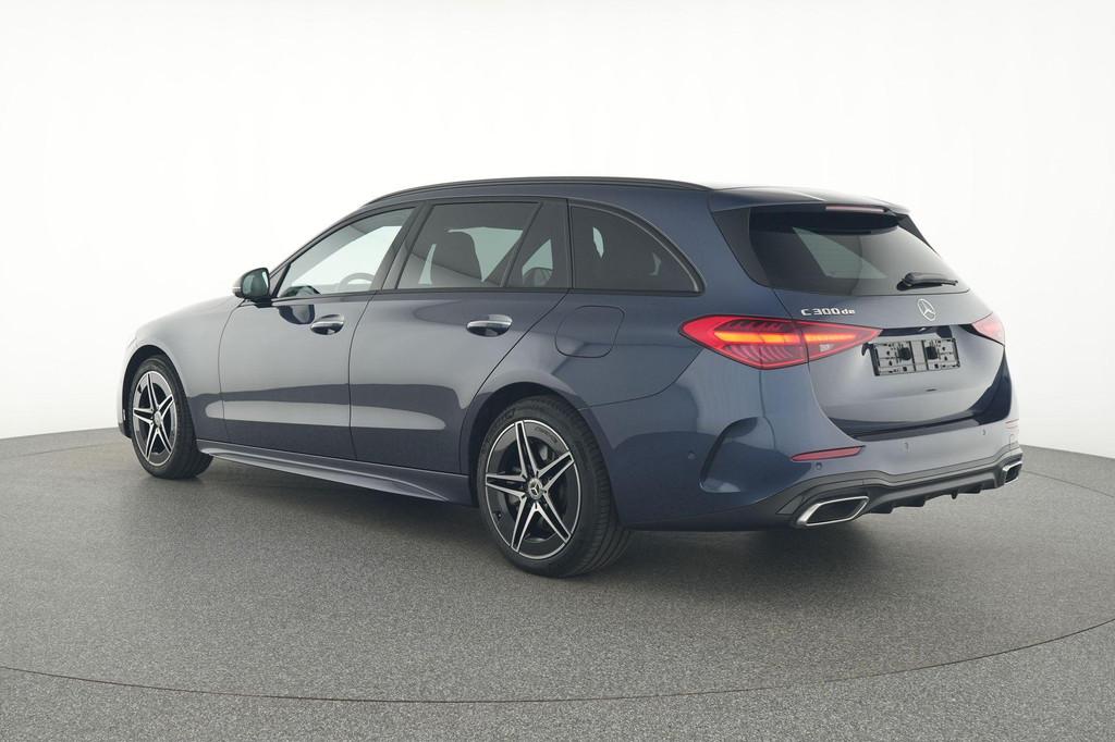 Mercedes-Benz C-Klasse 300 de Break AMG Line | Trekhaak | 36, Auto's, Automaat, 197 pk, 4 cilinders, Blauw