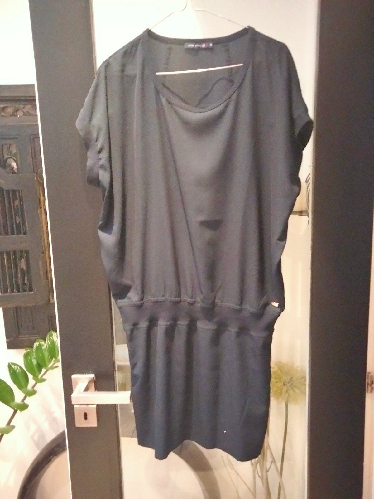 Jurk/ tuniek River Woods.Maat 38.blauw/zwart., Kleding | Dames, Gelegenheidskleding, Ophalen of Verzenden, Maat 38/40 (M), Blauw