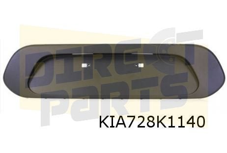 Kia Picanto (6/17-9/20) Inzetstuk achterbumper (zwart) Origi, Neuf, Kia, Arrière, -