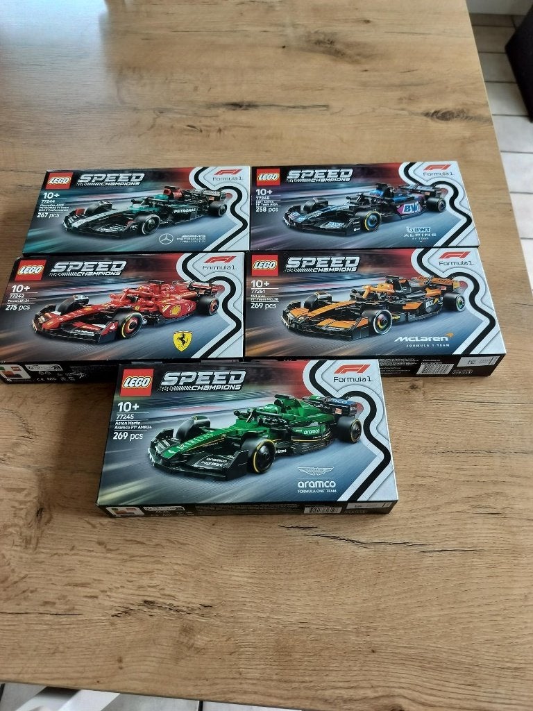 lego 5 x formule 1 geseald, Enlèvement ou Envoi, Lego