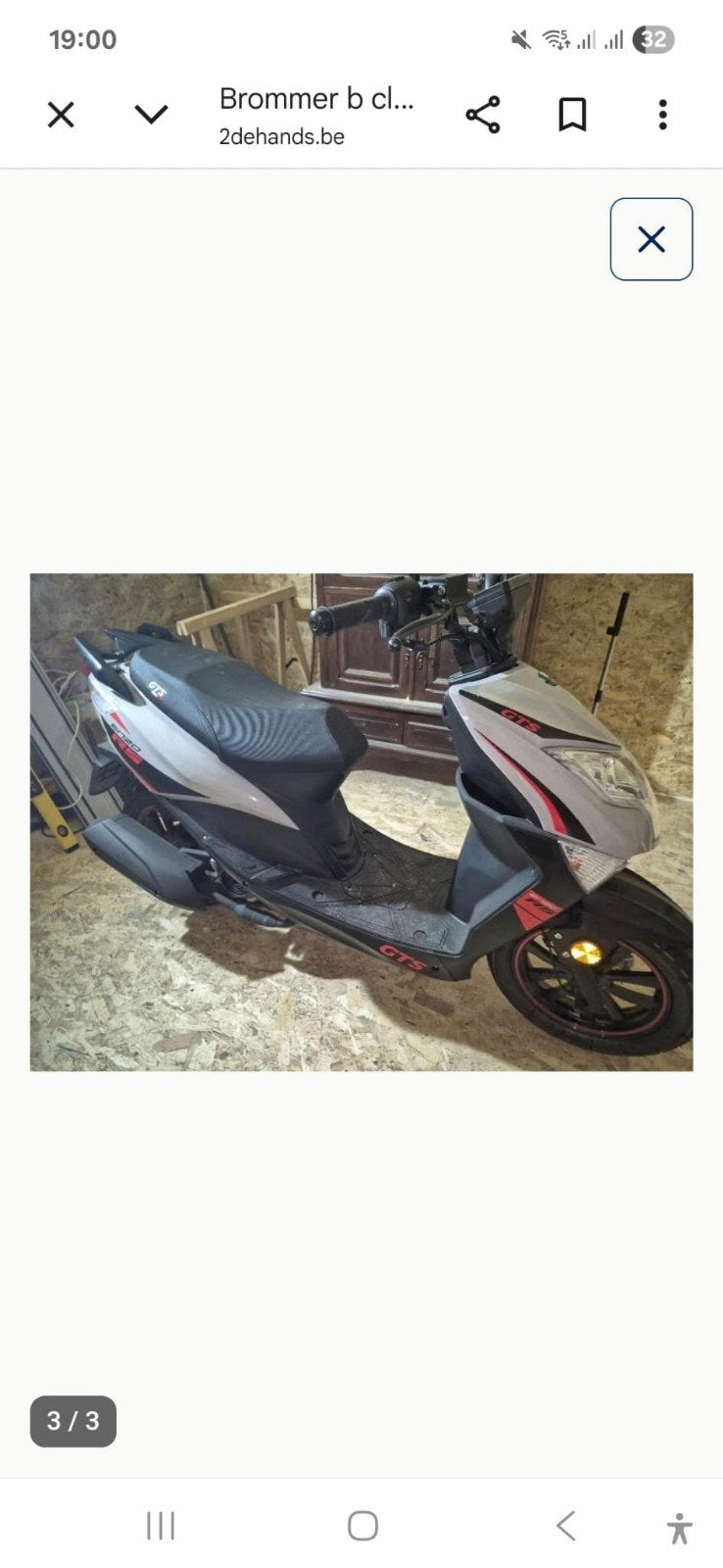 Nieuwe brommer met. helm, Fietsen en Brommers, Brommers | Overige merken, Ophalen