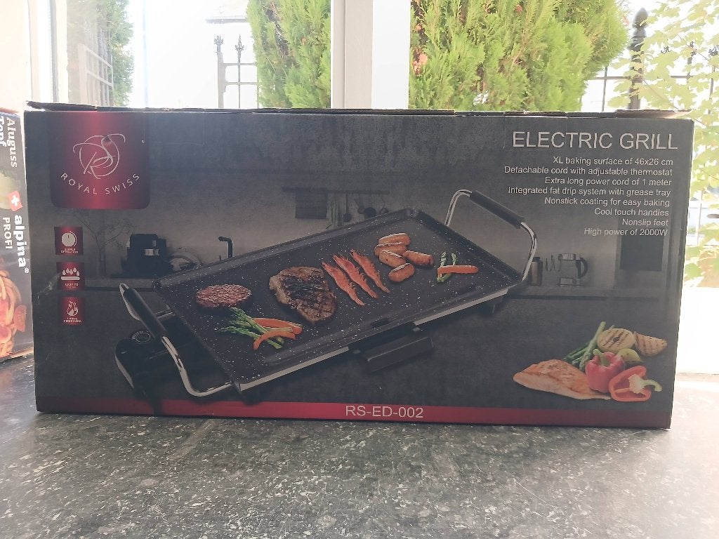 Plancha neuve, Electroménager, Enlèvement, Neuf, Gril de table
