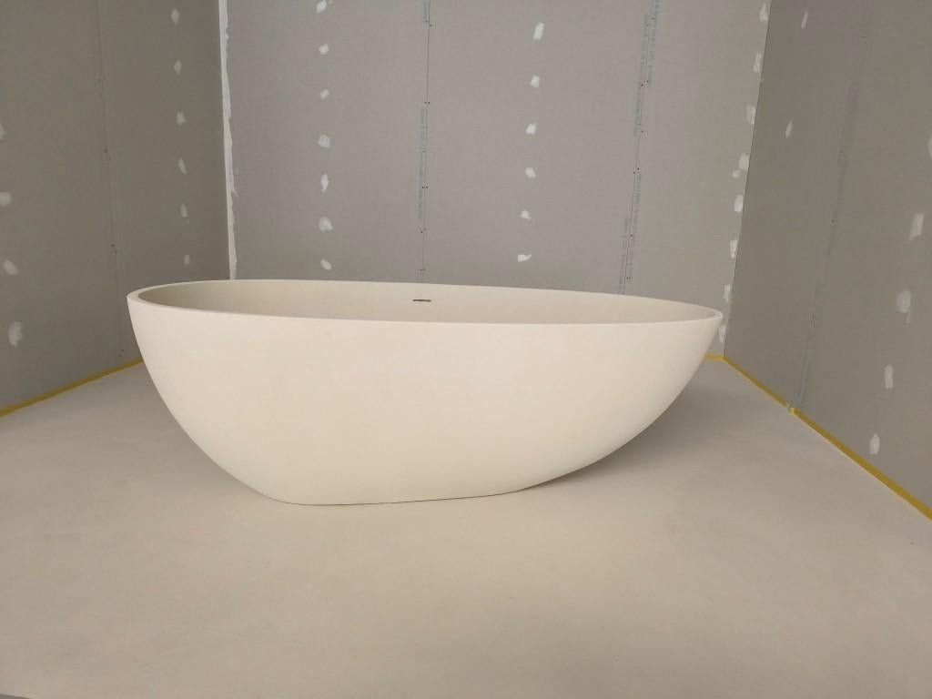 ligbad in microcement, Ophalen, Nieuw, Steen, Bad