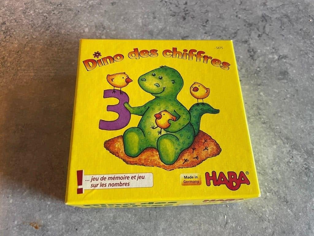 Jeu Haba Dino des chiffres +3A, Enlèvement, Utilisé