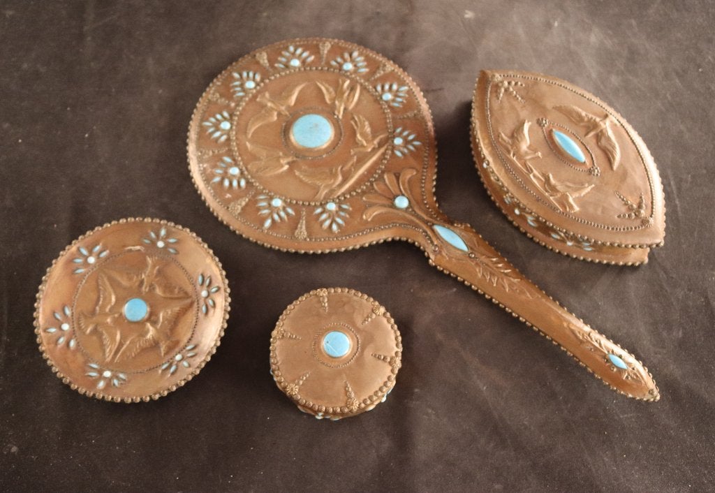 Fraaie antieke toiletset, Antiek en Kunst, Ophalen of Verzenden