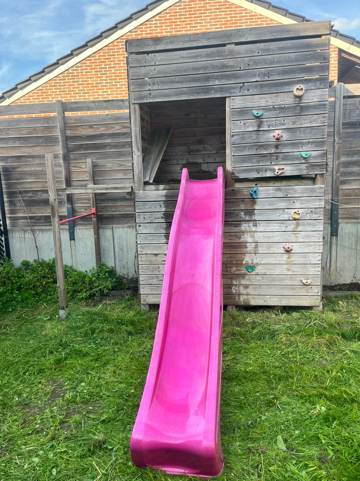 Équipement de terrain de jeu avec toboggan, Enlèvement ou Envoi, Comme neuf