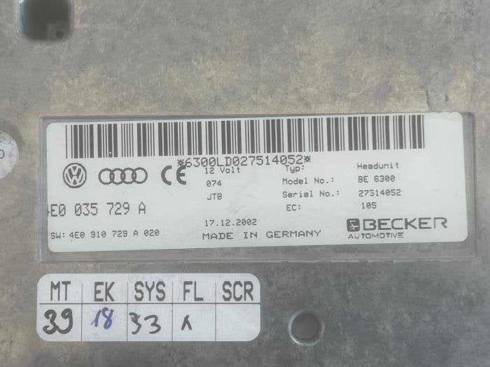Module Bluetooth d'un Audi A8, -, 3 mois de garantie, Audi, Utilisé