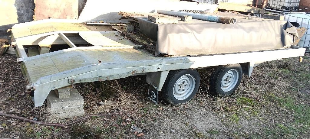 TE KOOP AANHANGWAGEN-JEK3.5T- AUTOREMORQUE, Enlèvement, Utilisé
