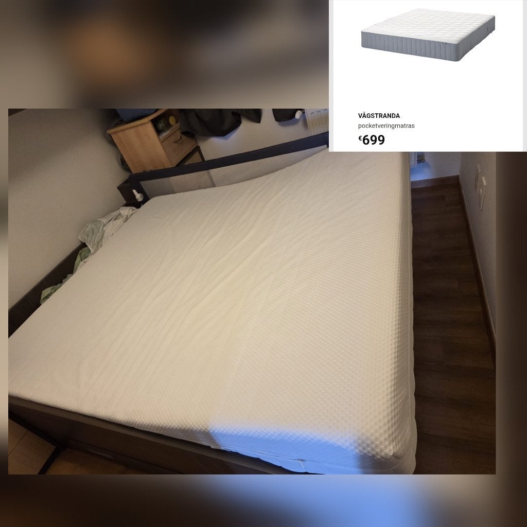 Ikea Matelas, Maison & Meubles, Neuf, Matelas, Enlèvement, 180 cm