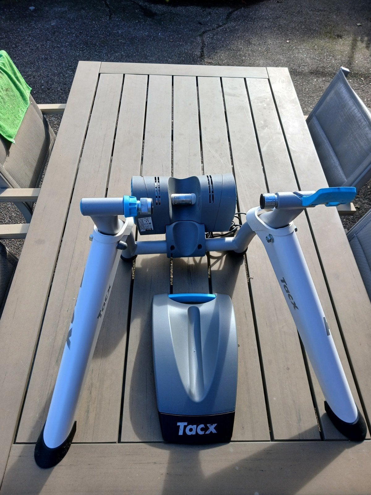 Koersfiets met Tacx rollen, Sport en Fitness, Ophalen