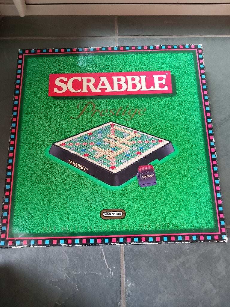 gezelschapsspel scrabble, Ophalen, Zo goed als nieuw, J.W. Spear & Sons / Jeux Spear