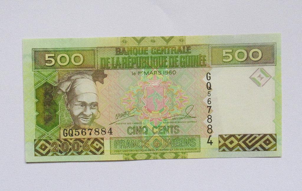 Guinee 500 Francs 2006, Timbres & Monnaies, Billets de banque | Afrique, Envoi, Guinée