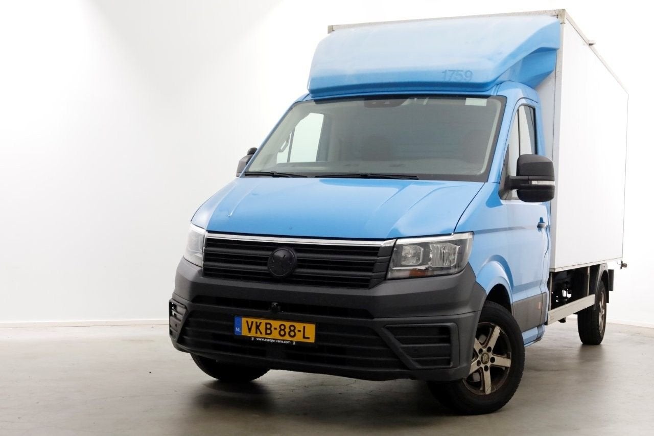 Volkswagen Crafter 35 2.0 TDI E6 Bakwagen met achterdeuren 2, Auto's, ABS, Blauw, Bedrijf, 277 g/km