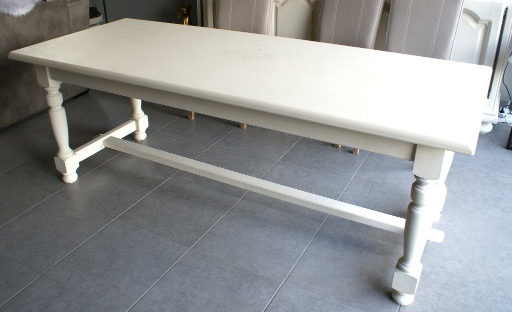 eetkamer tafel, Huis en Inrichting, Tafels | Eettafels, Ophalen, Gebruikt, Eikenhout, 200 cm of meer