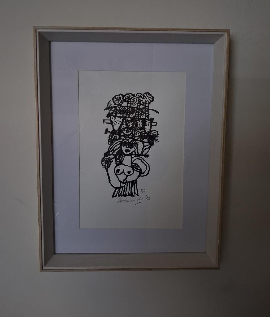 Corneille, 'Totemwoman' (mooi gelijst), Ophalen of Verzenden