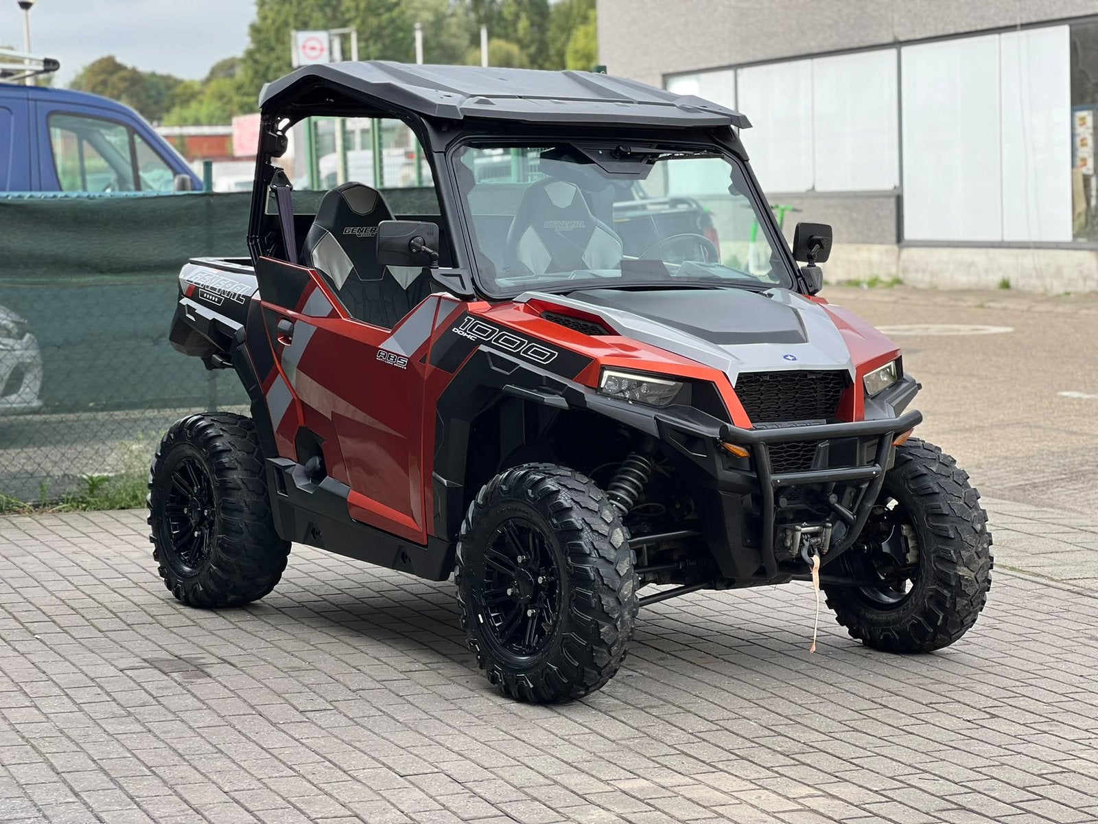 POLARIS GENERAL - 1000 - 2021- BUGGY 4X4 WINCH NIEUW STAAT, Motoren, 4 cilinders, Meer dan 35 kW, 1000 cc