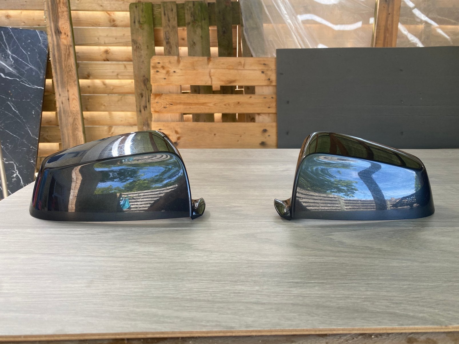 F10 spiegelkappen, Enlèvement, Utilisé, BMW