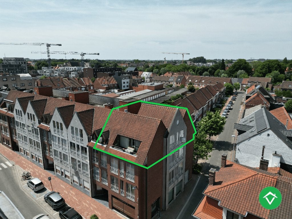 Ruim, gezellig dakappartement met 3 slaapkamers Roeselare, Immo, Huizen en Appartementen te koop, Provincie West-Vlaanderen, tot 200 m²