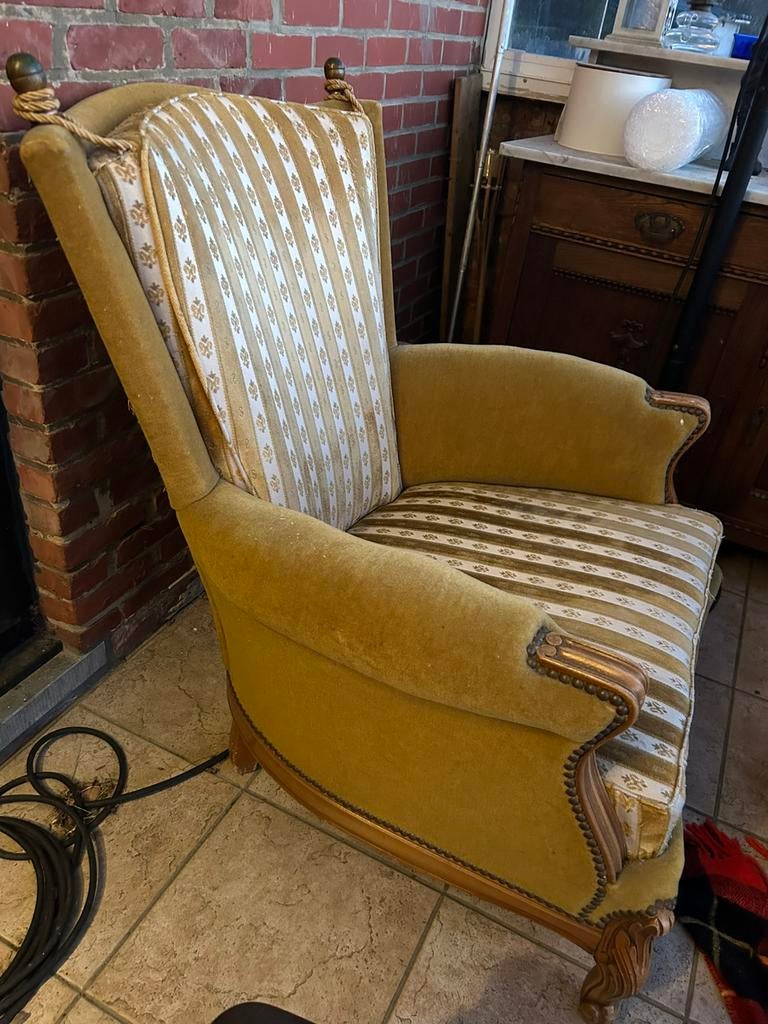 Antieke fauteuil, Antiek en Kunst, Ophalen