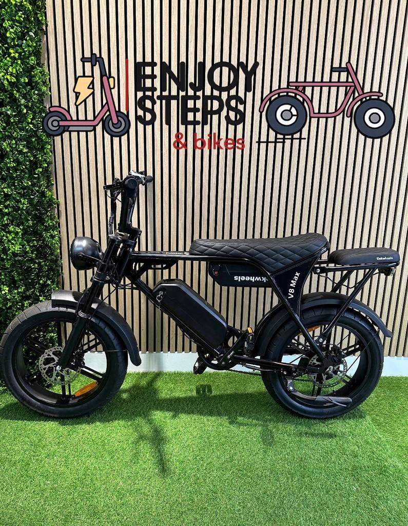 V8 Max Fatbike Double Battery Gratis alarm & gps, Fietsen en Brommers, Overige Fietsen en Brommers, Nieuw, Ophalen of Verzenden
