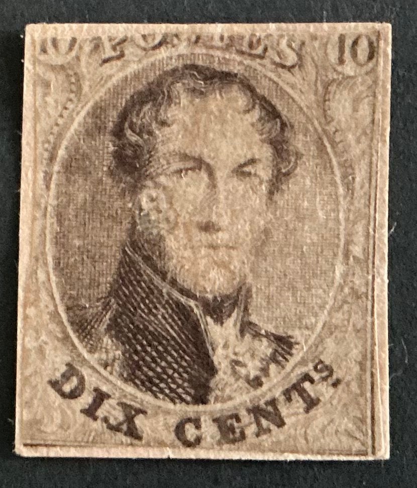 LOT 586. OBP: 10. LEOPOLD I. médaillon. (*), Koninklijk huis, Ophalen of Verzenden, Postfris, Zonder gom