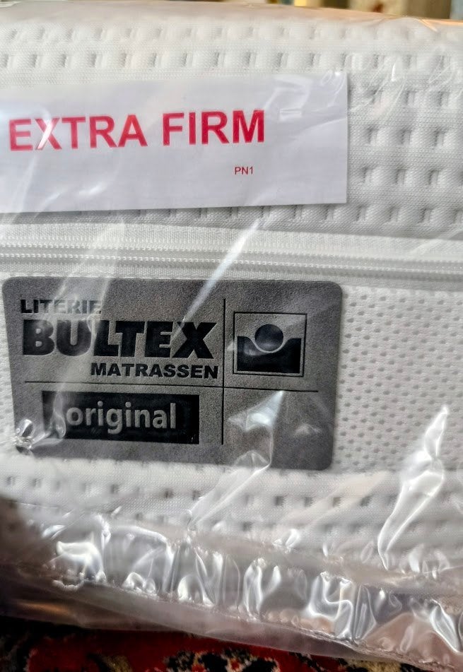 matelas à ressorts ensachés Bultex extra ferme 90x200cmx22cm, Neuf, 90 cm, Matelas, Une personne