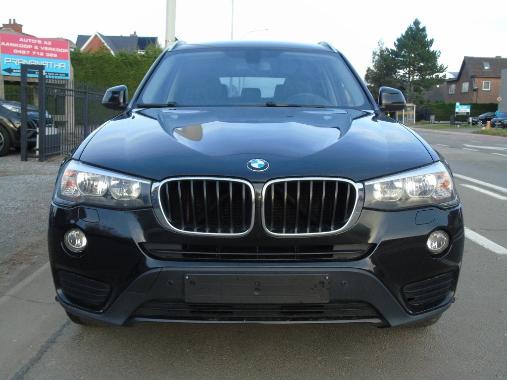 Bmw X3 2.0 d sDrive *2016 *Ohboekje *Navigatie *EURO 6b, Dealer onderhouden, 4 cilinders, Zwart, Leder