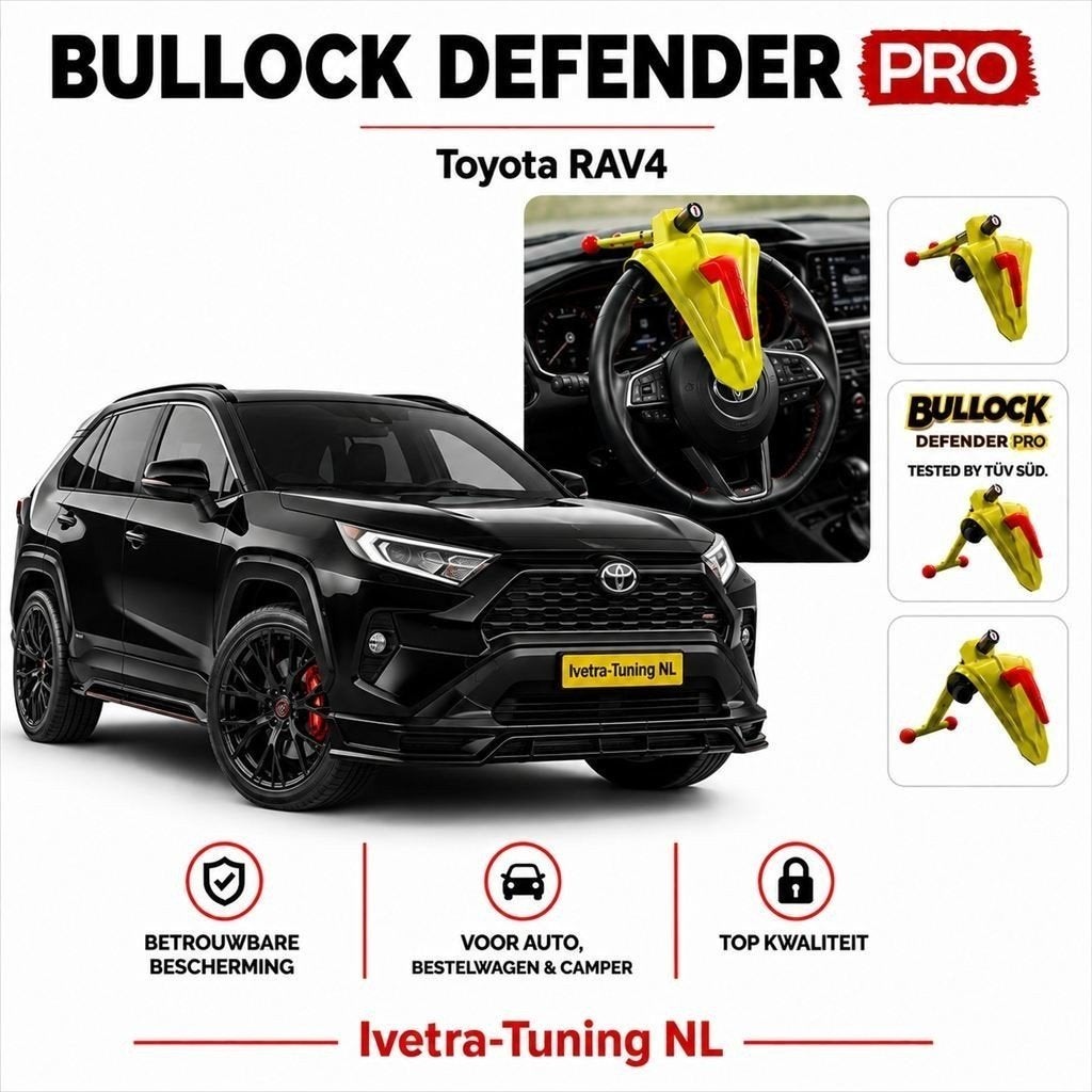 Stuurslot Toyota Rav4 | Beveiliging Toyota Rav4 | Bullock, Ophalen of Verzenden, Nieuw