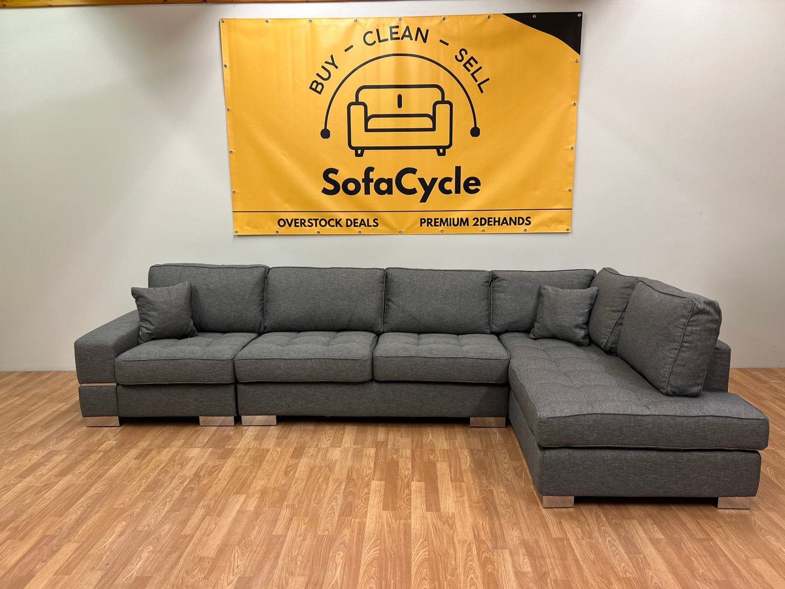 NIEUWE OVERSTOCK Spin hoekzetel – SofaCycle