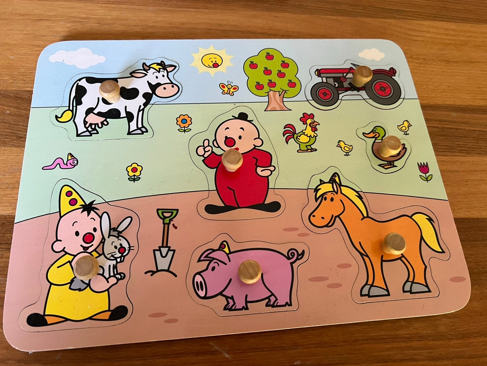 Houten puzzel Bumba, Kinderen en Baby's, Ophalen, Zo goed als nieuw