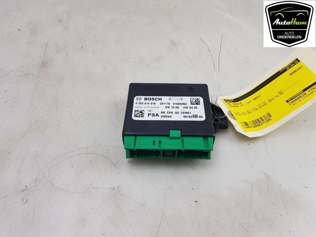 COMPUTER PDC C3 (SX / SW) (|0263014016|9819360080|), Gebruikt, Citroën, Kontakt-citroen@citroen.com, Citroën Deutschland GmbH
