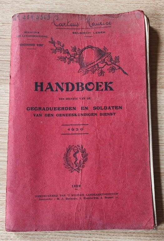 Précis médical armée belge(ABBL -1932) WW2, Envoi, Armée de terre, Livre ou Revue