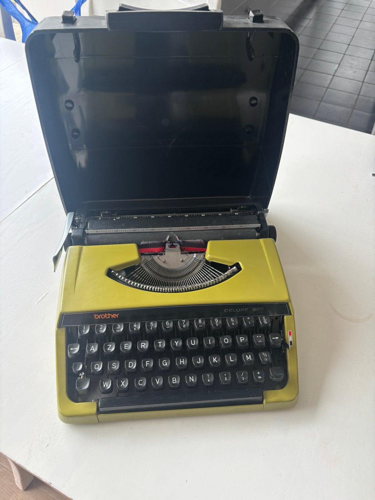Brother Deluxe 200 groen, Ophalen, Gebruikt