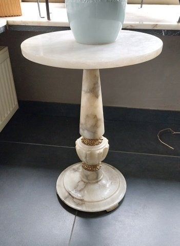 Marmeren tafeltje H 54 cm HT, Ophalen