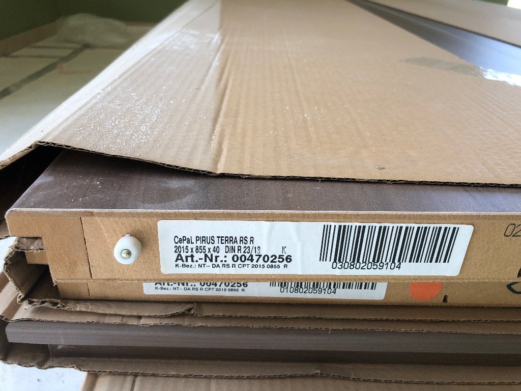 5 portes intérieures CPL – Neuves – Avec chambranles, Bricolage & Construction, Neuf, 75 à 150 cm, Enlèvement, Autres types
