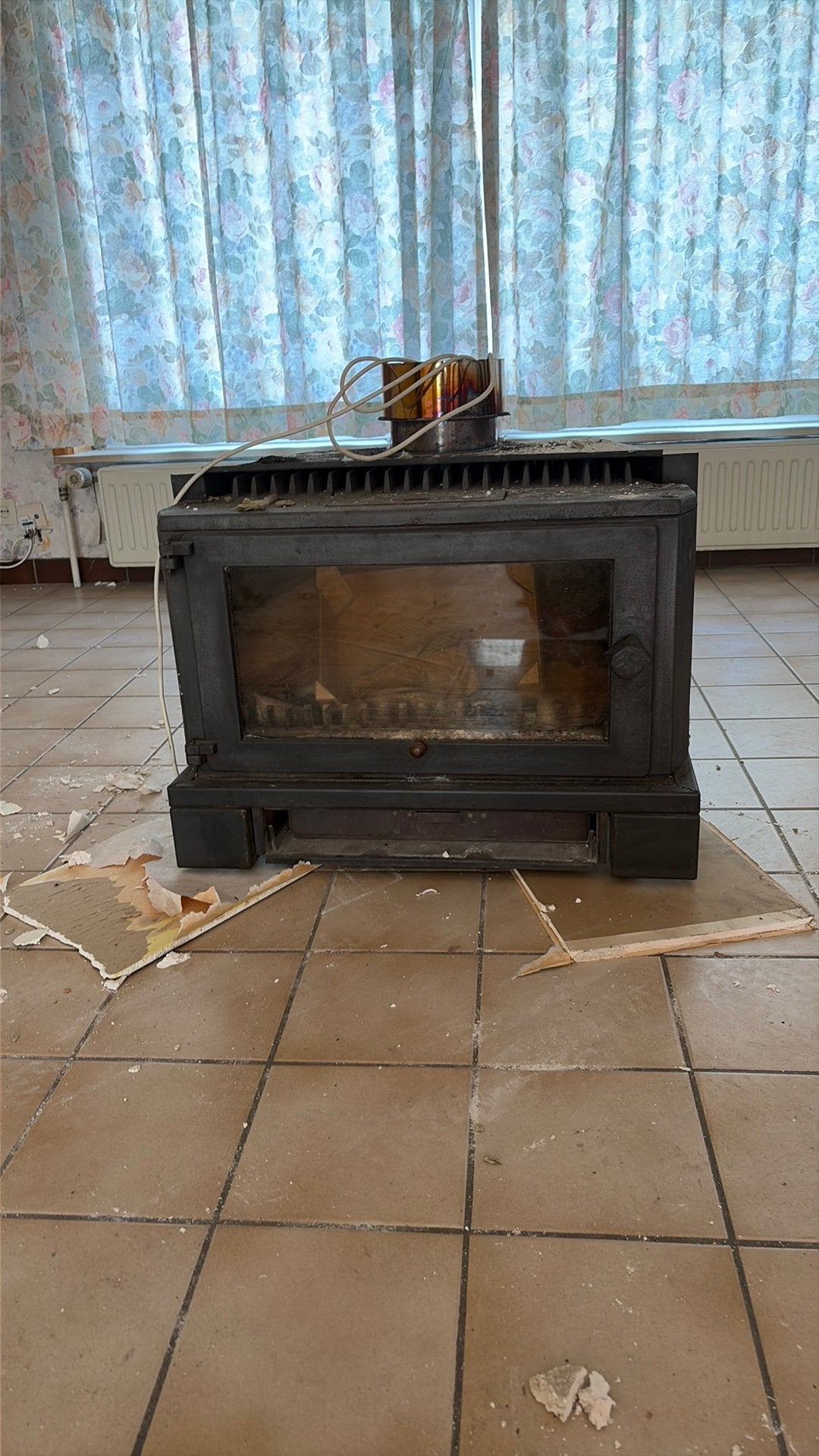 Cassette cheminée - a donner, Enlèvement, Utilisé, Cheminée au bois