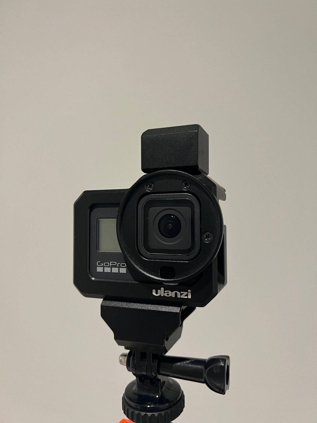 GoPro Hero 8 met Ulanzi cage & mic adapter, Audio, Tv en Foto, Ophalen, Zo goed als nieuw, GoPro