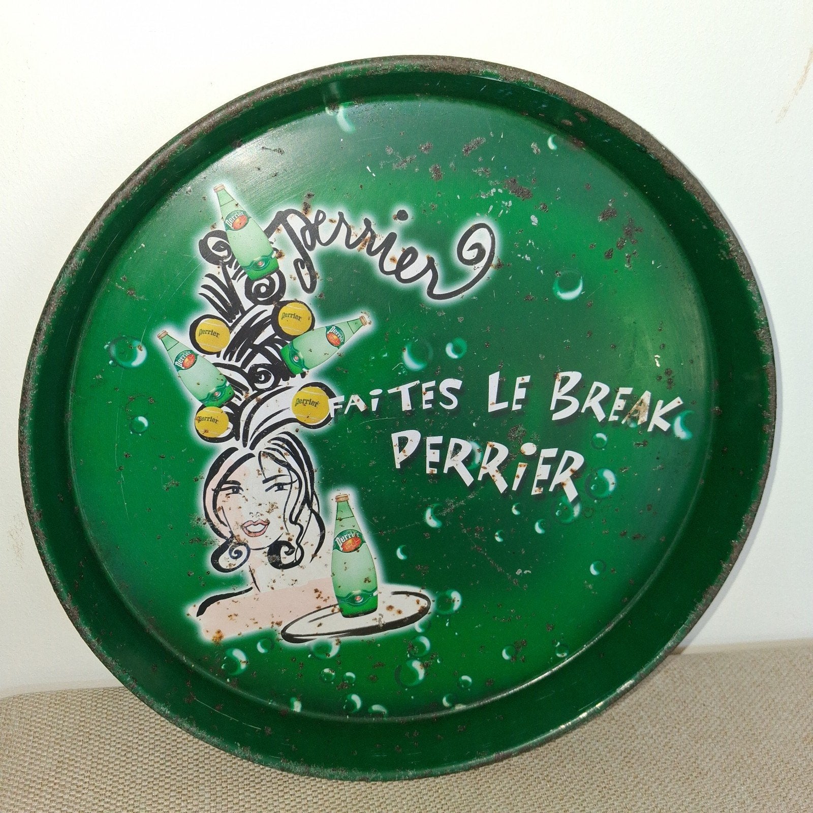 Plateau PERRIER vintage, Collections, Efteling, Enlèvement ou Envoi