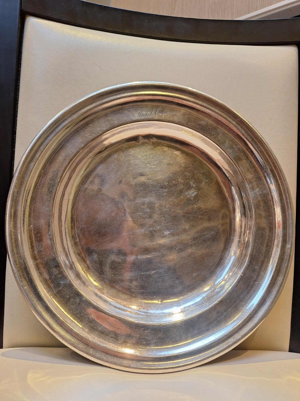 Serveerschotel verzilverd Wiskemann, Ophalen of Verzenden