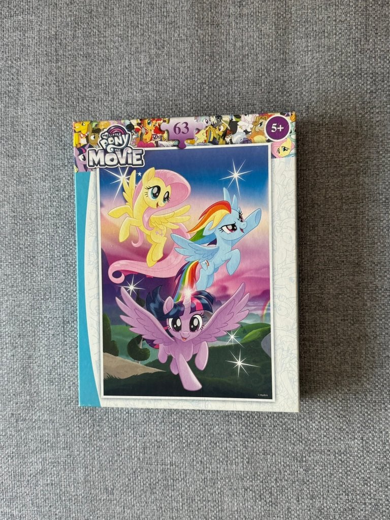199. Puzzel - My Little Pony - 63 stuks, Ophalen of Verzenden, Zo goed als nieuw