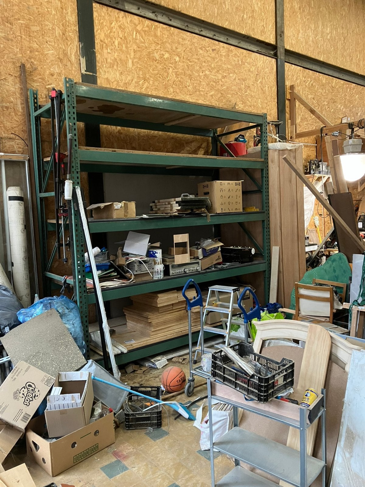 Rack rangement atelier 3000x3000x1000, Enlèvement