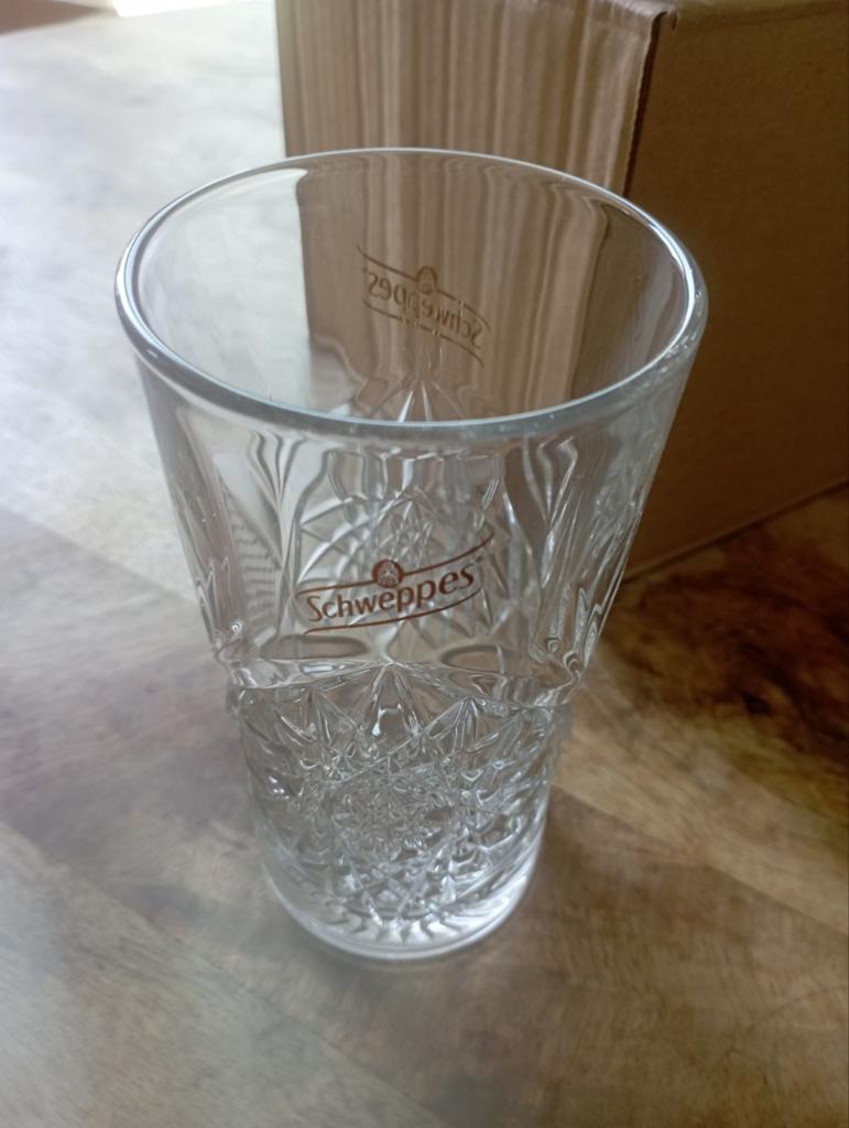 Glazen Schweppes (aantal 6), Verzamelen, Ophalen, Nieuw, Frisdrankglas