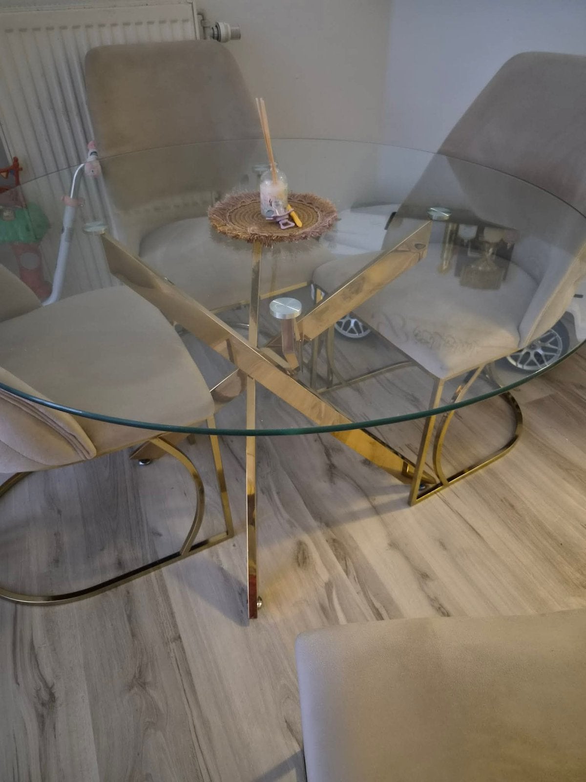 À vendre – Ensemble salle à manger + table base, Enlèvement, Comme neuf