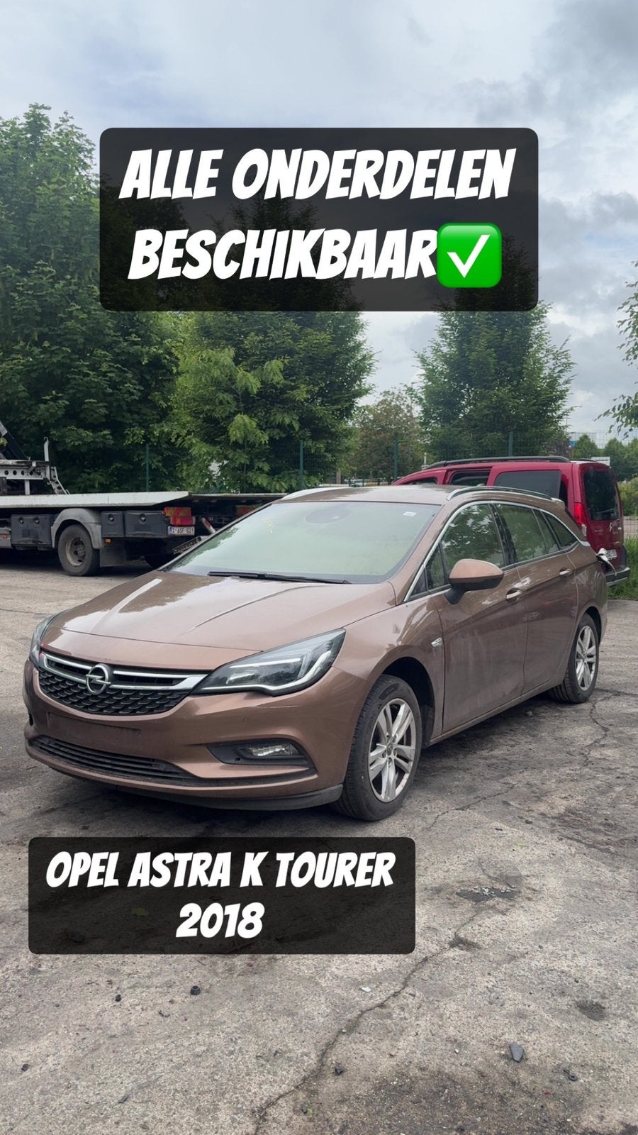 OPEL ASTRA K TOURER ALLE ONDERDELEN BESCHIKBAAR, Auto-onderdelen, Ophalen, Gebruikt, Opel