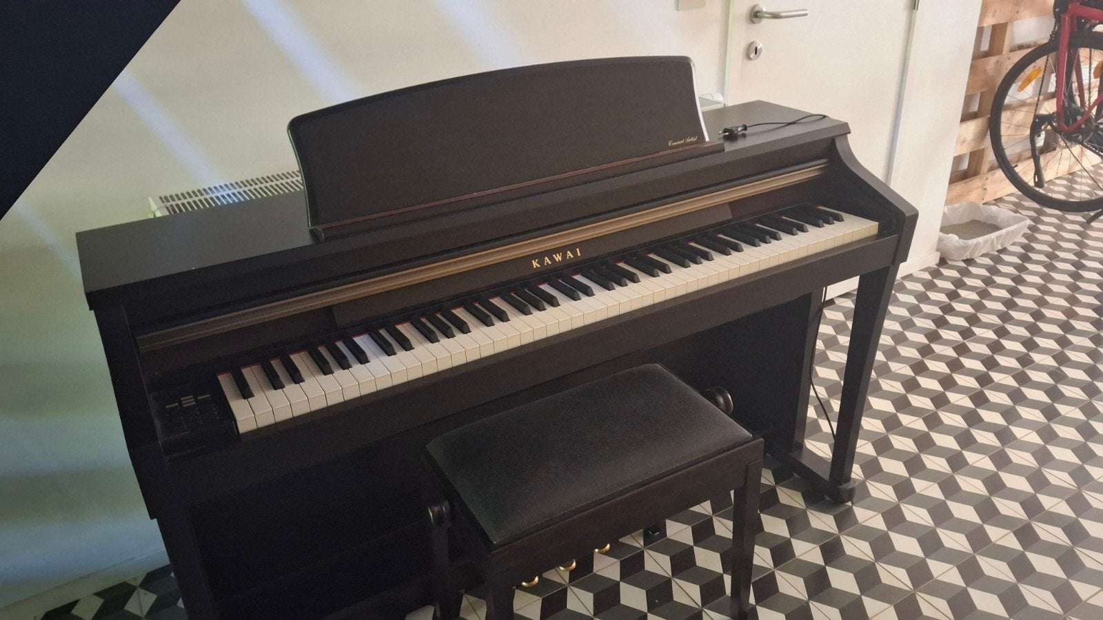 Kaiwa digitale piano CA63 in heel goede staat!, Muziek en Instrumenten, Ophalen, Zwart, Digitaal, Zo goed als nieuw