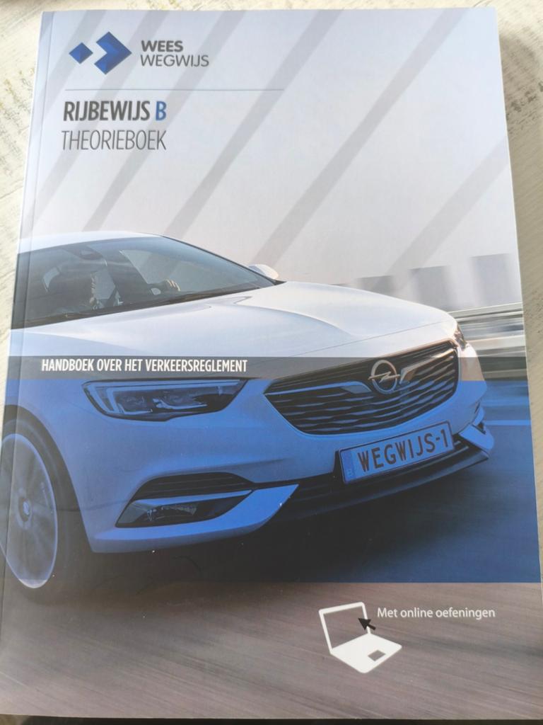 Te koop theorieboek rijbewijs B, Ophalen