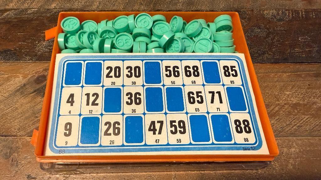 Prachtig Vintage Bingo Spel – Compleet – Jaren '60/'70 Retro, Verzamelen, Ophalen of Verzenden, Gebruikt