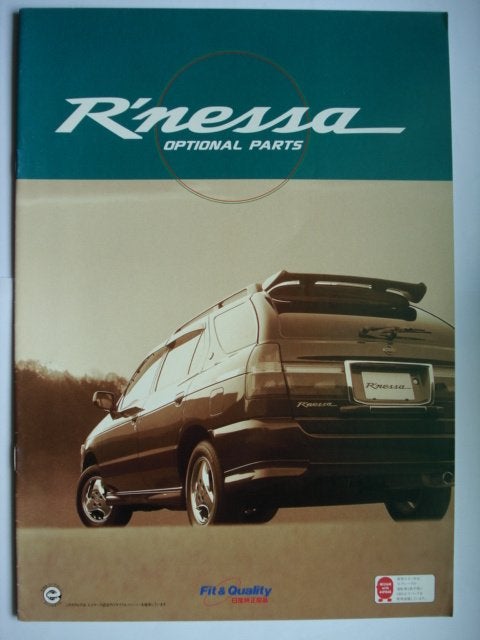Nissan R'nessa Optional Parts 1997 Brochure Catalogue Prospe, Verzenden, Gelezen, Nissan