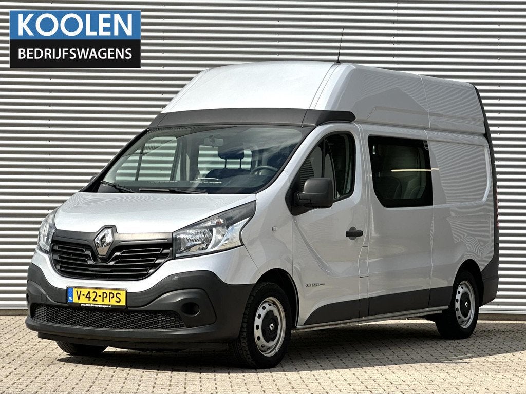 Renault Trafic 1.6 dCi T29 L2H2 DC Dubbel cabine Extra hoog, Auto's, Voorwielaandrijving, Stof, Gebruikt, Euro 6
