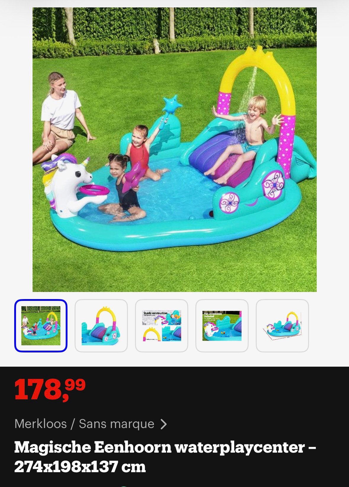 Kinderzwembad, Ophalen, Zo goed als nieuw